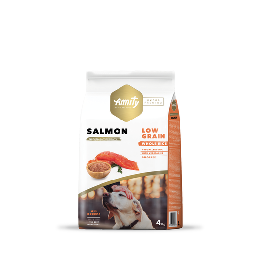 AMITY SP SALMÓN BAJO EN GRANO ADULTO 4 KG