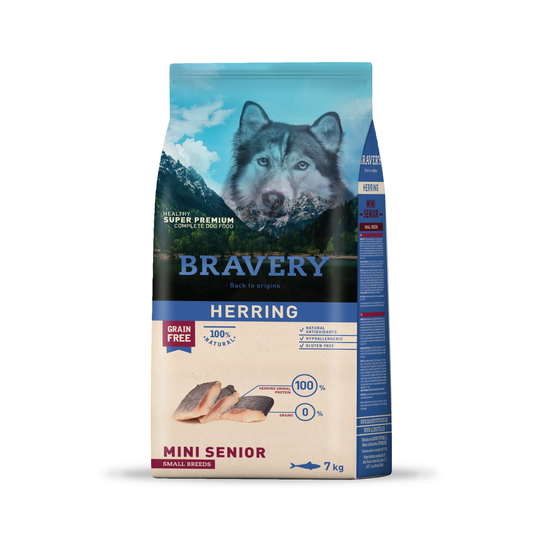 BRAVERY HERRING SENIOR RAZAS PEQUEÑAS 7 KG
