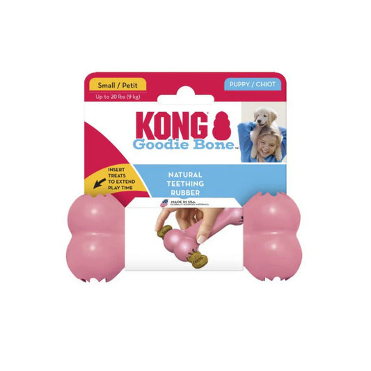 KONG GOODIE BONE PUPPY S ROSA ROSADO