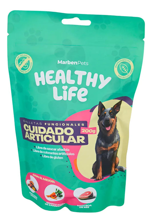 GALLETAS LIBRE DE GRANOS HEALTHY LIFE CUIDADO ARTICULAR 200 GR.