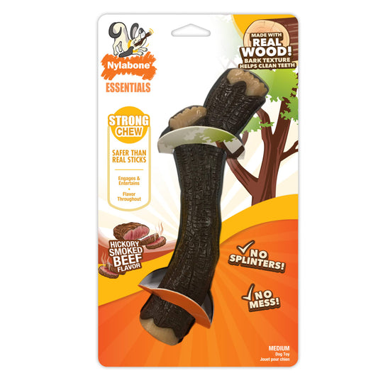 NYLABONE STRONG CHEW – STICK MADERA-(SOUPER:TOCINO CON MAPLE)