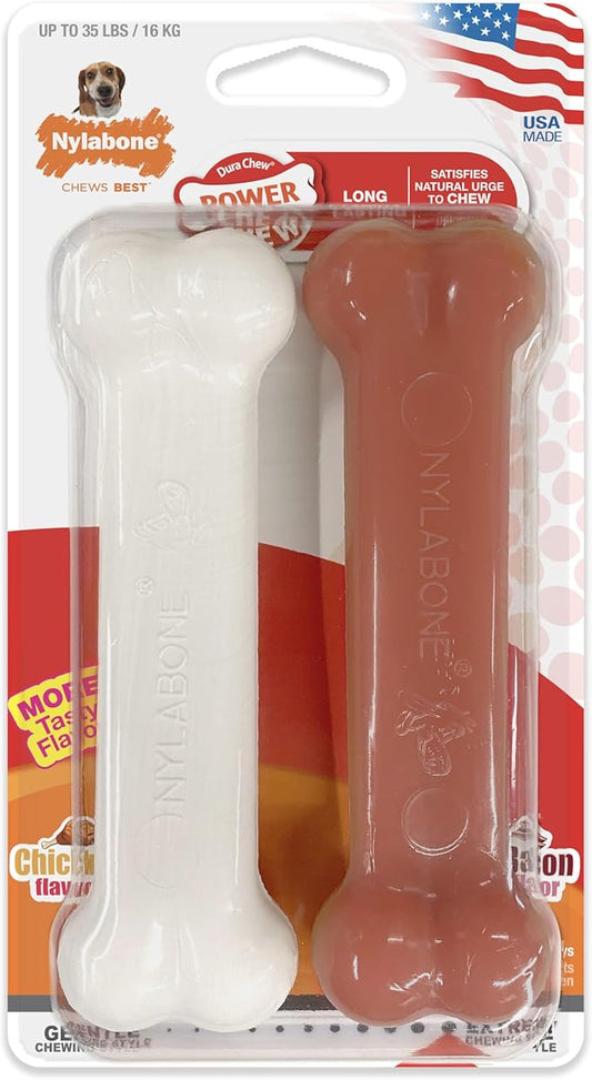 NYLABONE TWIN PACK – (WOLF: POLLO Y TOCINO)