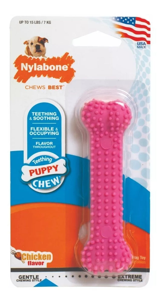 Hueso de cachorro NYLABONE PETITE POLLO