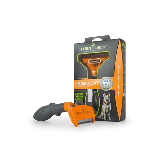 Herramientas para quitar el pelo suelto de Furminator LONG HAIR para perros, MD