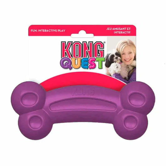 KONG QUEST BONE L - MORADO